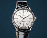 Rolex Cellini Time Watch White Face Black Leather Band - Swiss Replica